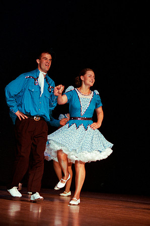 Folk Dance team performs at Ricks College.
