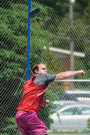 The BYU-Idaho competitive sports track teams compete against each other in the Hart Stadium.