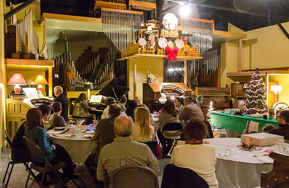 University Relations Christmas party at Jim Clark's magical musical barn.