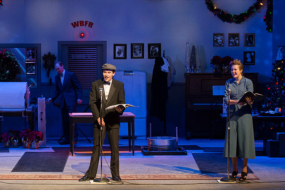 It's a Wonderful Life: A Live Radio Play, comes to life on stage at the Snow Drama Theater at BYU-Idaho.  It was written by Joe Landry and directed by Roger Merrill.