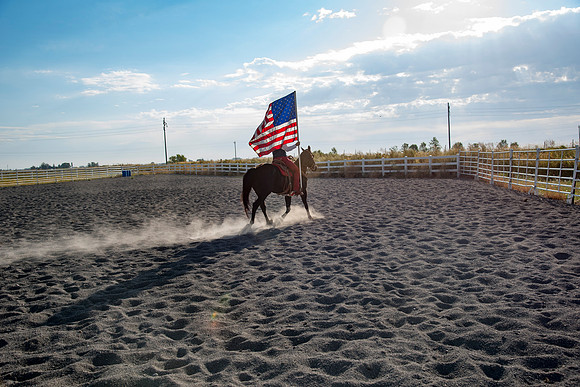 Julie Lee is an Americana horseback rider and has been affiliated with teaching at BYU-Idaho.