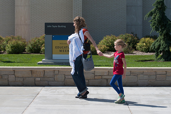 Family between classes.