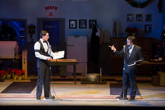 It's a Wonderful Life: A Live Radio Play, comes to life on stage at the Snow Drama Theater at BYU-Idaho.  It was written by Joe Landry and directed by Roger Merrill.
