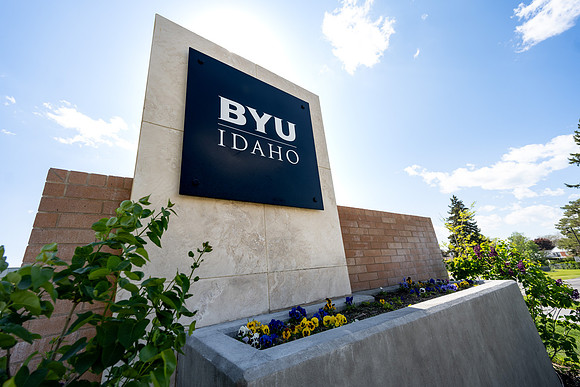 BYU-Idaho Sign - May 2025