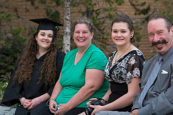 Brigham Young University-Idaho Graduates tour campus with their families saying goobyes to peers and getting pictures with friends and family before the convocation ceremonies. Photo by Ryan Chase