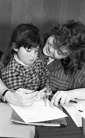 English students participating in creative writing exercise