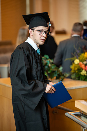 Graduates during convocation for the College of Language and Letters.