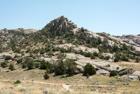 Martin's Cove, a place of refuge for handcart pioneers who were caught in an early winter storm en-route to Salt Lake City, UT.