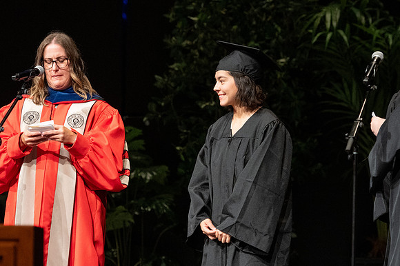 Graduates during convocation for the College of Agriculture and Life Sciences.