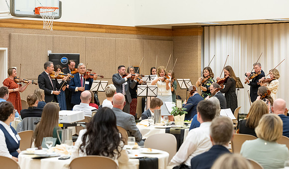 Eliza R. Snow Society, Evening of Honors, honoring Kevin Call for his years of service to the Arts.