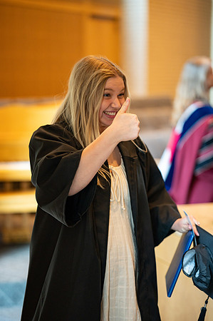 Graduates during convocation for the College of Language and Letters.