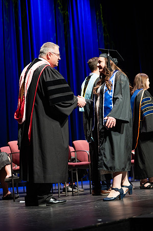 Graduates during convocation for the College of Academic Success & Interdisciplinary Studies. Speakers: Kevin Brower, Jenna Kate Wilson, Tyler Christensen