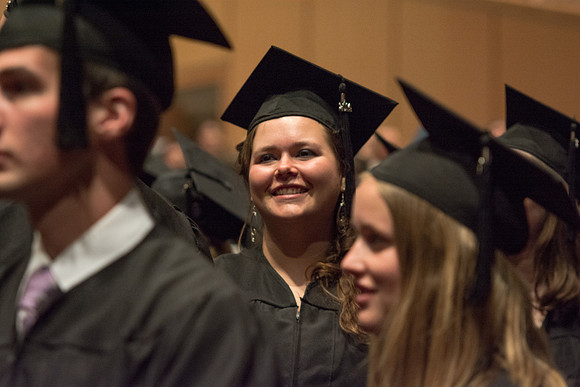 BYU-Idaho show appreciation to those who helped and supported them throughout their education. Photo by Ryan Chase