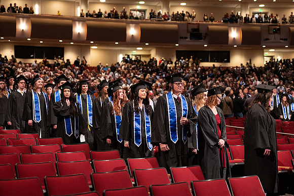 Commencement for BYU-Idaho graduates.Commencement for BYU-Idaho graduates. Speakers: President Meredith, Elder Clark G. Gilbert
