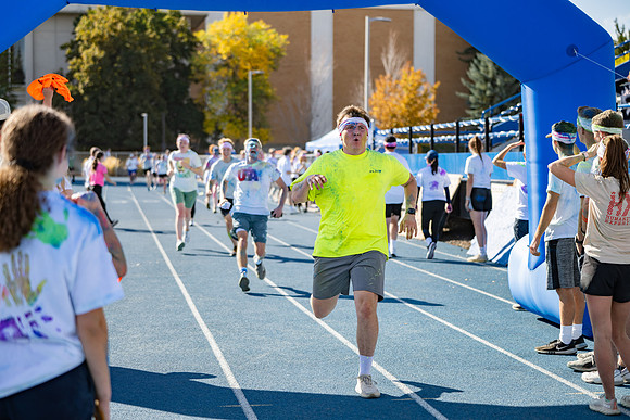 BYUI Color Run During Spirit Week