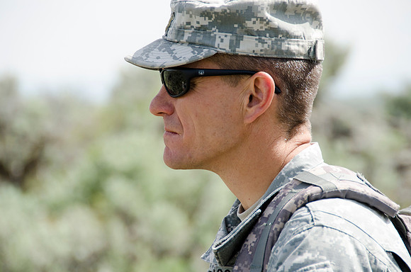 ROTC does some training West of R Mountain.