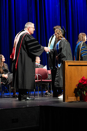 Graduates during convocation for the College of Academic Success & Interdisciplinary Studies. Speakers: Kevin Brower, Jenna Kate Wilson, Tyler Christensen