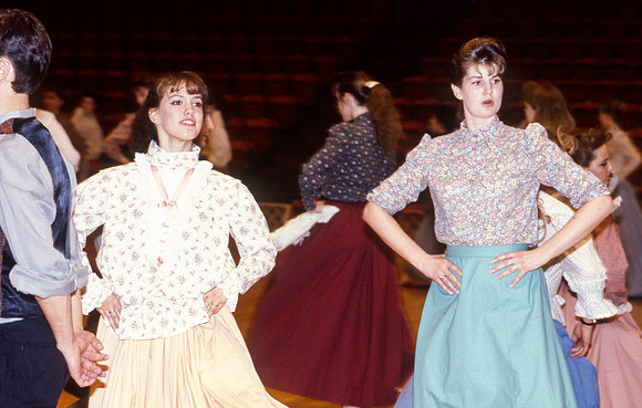 Dancers perform in the Hart Auditorium for Centennial Spectacular.