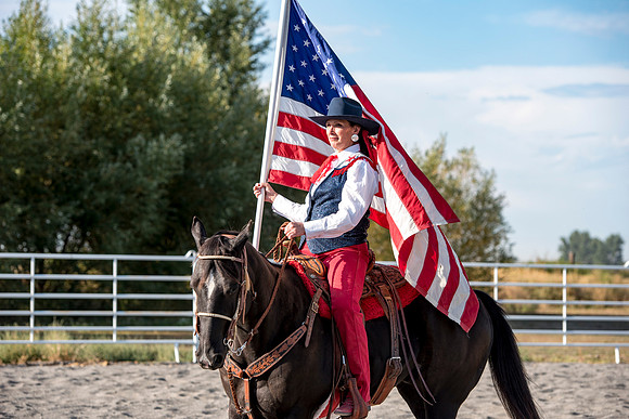 Julie Lee is an Americana horseback rider and has been affiliated with teaching at BYU-Idaho.