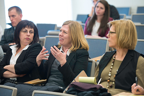 Derek Fay presented "Exploring the Student Leadership Model".