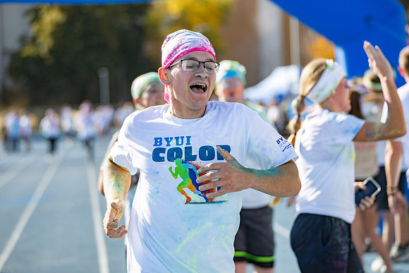 BYUI Color Run During Spirit Week