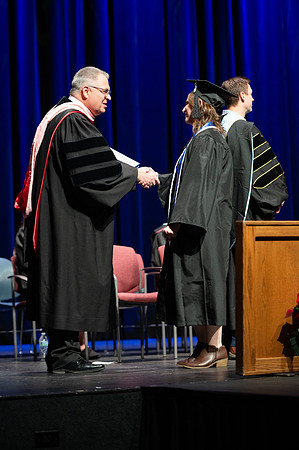 Graduates during convocation for the College of Academic Success & Interdisciplinary Studies. Speakers: Kevin Brower, Jenna Kate Wilson, Tyler Christensen