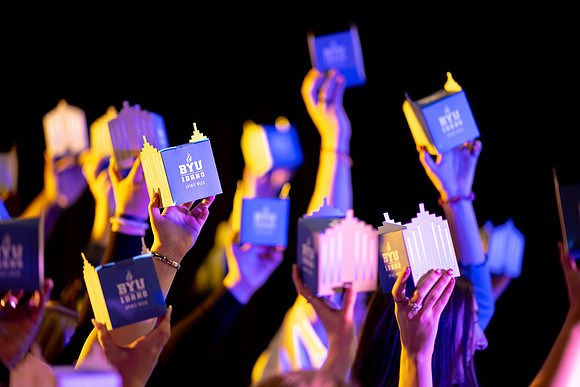 BYUI Taylor Building Lanterns - Mar 2025