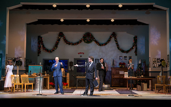 It's a Wonderful Life: A Live Radio Play, comes to life on stage at the Snow Drama Theater at BYU-Idaho.  It was written by Joe Landry and directed by Roger Merrill.