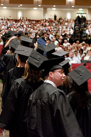 Commencement during graduation spring 2012