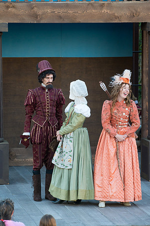 Brigham Young University-Idaho's production of The Shomaker's Holiday performed out in the amphitheatre in front of the McKay Library.
