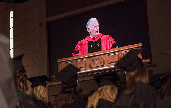 BYU-Idaho December 2013 graduation.