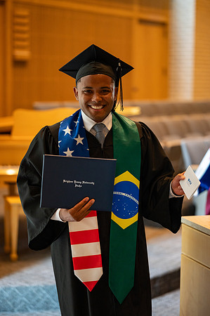Graduates during convocation for the College of Language and Letters.
