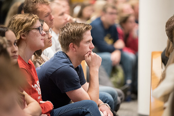 Brother Richard E. Turley, Jr speaks at the University Forum about Joseph Smith, Teenage Prophet
