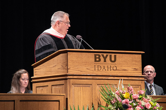 Graduates during Interdisciplinary Studies convocation.