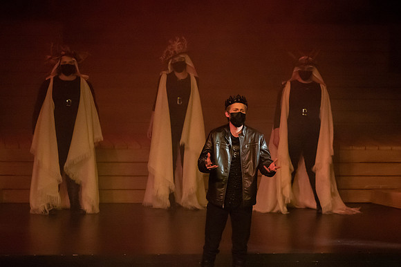 Macbeth performed with three other Shakespeare plays put on by BYUI theatre students for the Shakespeare festival.