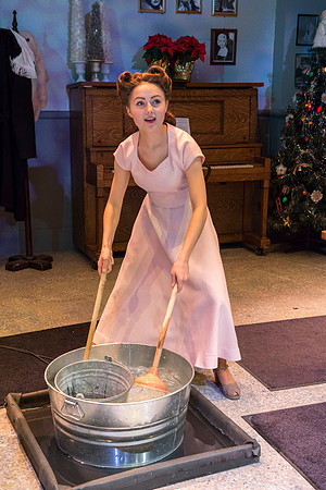 It's a Wonderful Life: A Live Radio Play, comes to life on stage at the Snow Drama Theater at BYU-Idaho.  It was written by Joe Landry and directed by Roger Merrill.