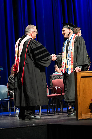 Graduates during convocation for the College of Academic Success & Interdisciplinary Studies. Speakers: Kevin Brower, Jenna Kate Wilson, Tyler Christensen