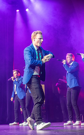Vocal Point performs during Power to Become, held in the Hart Auditorium.