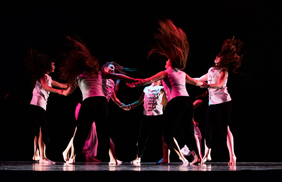 BYUI students dance in the multi-style performance, Extravadance.