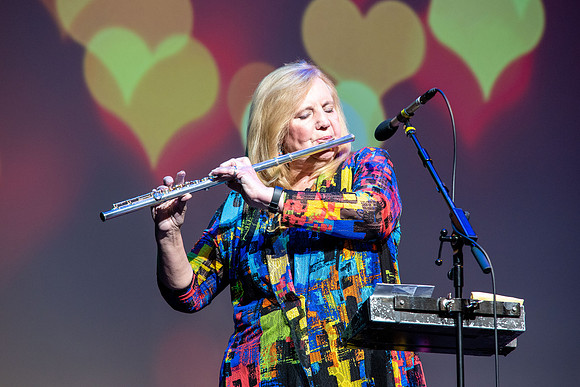 Jim Curry performs songs of John Denver at the Hart Auditorium.
