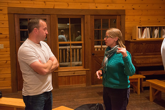 Retreat for teachers at the Sky Mountain Lodge in Victor, Idaho.