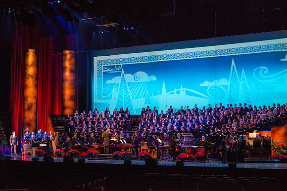 BYU-Idaho students perform in the Christmas Concert featuring Nathan Pacheco