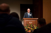 President Eyring speaks at the President's Club Banquet.