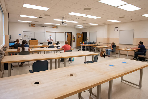 Socially Distant Classroom - Aug 2020