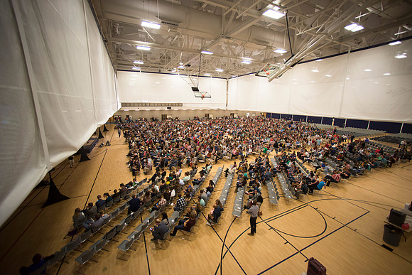 President and Sister Gilbert host a date night with BYU-Idaho Students. Oct 2015