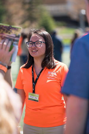 BYU-Idaho Get Connected, new students meeting their iTeam. Spring Semester
