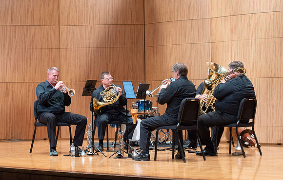 Concert of the Teton Brass Quintet held at the Barrus Concert Hall