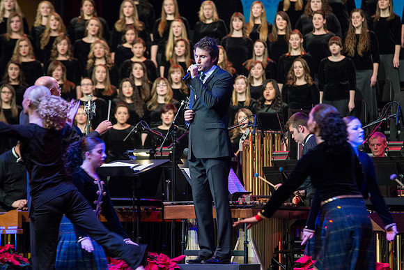 BYU-Idaho students perform in the Christmas Concert featuring Nathan Pacheco