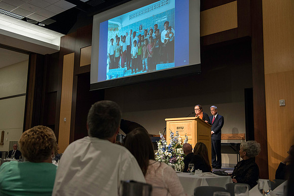 Elder Gerrit W. Gong of the First Quorum of the Seventy was the visiting General Authority. Sister Gong shared stories of visits to Saints in Ghana, Cambodia and other remote countries.