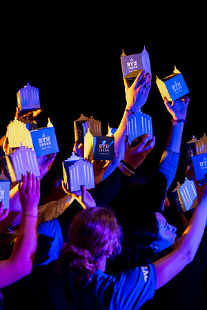 BYUI Taylor Building Lanterns - Mar 2025